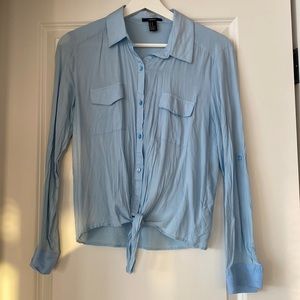Forever 21 blue shirt
